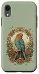 Coque pour iPhone XR Carte de tarot perroquet vintage rétro