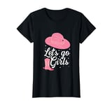 Let's Go Girls Country Cowgirl Boots Hat T-Shirt