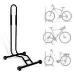 CCLIFE Râteliers à Vélo au Sol Porte-vélos pour 29'' Vélos avec Largeur de Pneu Jusqu'à 65 mm Support de Rangement pour Bicyclette en Fer 42,7x39,5x80 cm