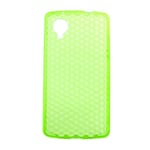 Coque silicone unie compatible Givré Vert LG Google Nexus 5 - Neuf