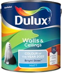 Dulux Matt Interior Walls & Ceilings Emulsion Paint 2.5L - Bright Skies