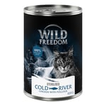 Wild Freedom Adult Sterilised 6 x 400 g - Grain Free - Cold River Sterilised - Sej & kyckling