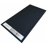 Stano. - Receveur de douche 80 x 100 cm extra plat lucia en SoliCast® surface ardoisée noir