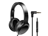 Logilink Stereo Headset With Microphone, 3.5 Mm Headphone Jack, Black