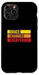 iPhone 11 Pro Grace Changes Everything - Jesus Christian God Faith Stripes Case