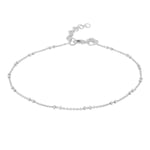 Snö Of Sweden Harper Small Anklet Plain Silver Onesize