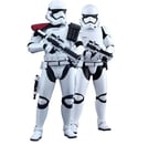 Figurine Hot Toys Mms335 - Star Wars : The Force Awakens - First Order Stormtrooper Officer And First Order Stormtrooper