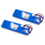 Vhbw - 2x NiMH batterie 3000mAh (18V) pour tondeuse à gazon robot tondeuse Husqvarna Automower 210C, 220AC, 230ACX, 260ACX, G2 2004-2006, sh