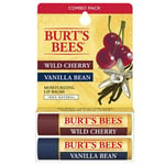 Vanilla Bean And Wild Cherry Lip Balm Blister Box 0.15 Oz By Burts Bees