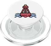 Bouée nautique amusante pour les plaisanciers – Capitaines de bateau PopSockets PopGrip pour MagSafe