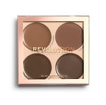 Eye Concealer paletti Makeup Revolution Concealer Palette Matte Base, 8,8 g