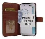 New Standcase Wallet iPhone 12 Pro Max (6.7) (Brun)