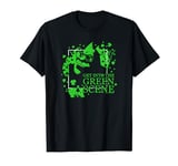 Shrek Saint Patrick's Day Get Into The Green Scene Big Face T-Shirt