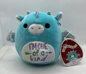 Joey the Dragon Squishmallow 5” One of A Kind Blue NEW UK Claires