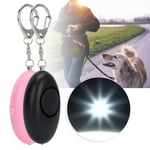 Security Alarm Key Chain Women Elderly Emergency Safety Alarm With LED Light RHS