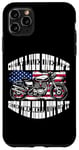 iPhone 11 Pro Max One Life Ride The Hell Out Of It US Flag Motorcycle Biker Case