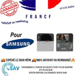 Original Vitre Arrière Supérieur Blanc Pour Samsung Galaxy Z Flip 4 (F721B)