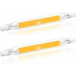 5W R7s 78MM Ampoule led de J78 cob filament, 500 lumens 360 degrés, ampoule halogène 30W 48W 50W équivalent, parfait pour maison, cuisine, pièce,