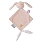 Nattou Mini-Doudou Plat en Polyester, Pomme Le Lapin, Compagnon de Route dès la Naissance, Env. 28 cm, Alice et Pomme, Rose Poudré