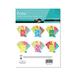 Maildor AE125O - GOMMETTES Basic - 60 planches 16x21 cm -2240 stickers - MULTI THEMES