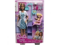 Coffret Cabinet Dentaire pour Barbie Dentiste - 2 Poupées et Accessoires - Jobs