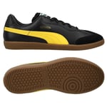 PUMA King 21 It - Sort/pele Yellow - Innendørs (Ic), størrelse 47