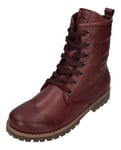 Andrea Conti Bottines pour Femme, Bordeaux, 42 EU