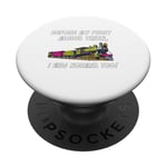 Before my first model train, I was normal too PopSockets Adhesive PopGrip