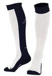 Fjellulla Long Socks blue/grey 37-39 Långa AntiBug strumpor i Merinoull