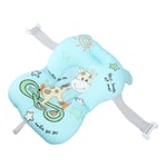 New Soft Baby Bath Support Cushion Pad Cute Cartoon Pattern Breathable Newborn