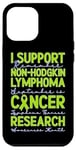 Coque pour iPhone 12 Pro Max Je Soutien La Recherche Sur Le Lymphome Non Hodgkin