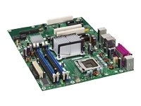 Intel Desktop Board DG965SS - Motherboard - micro ATX - iG965 - LGA775 Socket - UDMA133, Serial ATA-300 - Gigabit Ethernet - FireWire - video - High Definition Audio (6-channel)