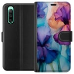 Plånboksfodral till Sony Xperia 10 IV med Magiska blommor motiv