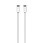 PURO Braided Cable FABK4 USB-C to USB-C, 1.5m 60W 480mbps, white