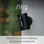 Camera Exterieure Solaire(Stick Up Cam)|Camera De Surveillance Exterieure Wifi Hd Avec Panneau Solaire,Audio Bidirectionnel,Fonctionne Avec Alexa|Essai Protect Gratuit 30 J. 2 Cameras