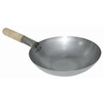 Flat Bottom Wok i Mild Steel 36 cm - Vogue