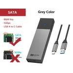 SANZANG M.2 NGFF NVME SSD SATA to USB 3.2 Type-C Enclosure Converter Adapter