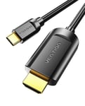 Câble Usb C Vers Hdmi 2 M, 4K@30Hz Adaptateur Usb Type C Vers Hdmi [Compatible Thunderbolt 3] Compatible Avec Ipad Pro, Macbook, Mate 20, Galaxy S9/S8, Surface Book 2/Go And More[YIN143225]