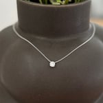 Henrik Ørsnes Design 14 Karat Hvitt Gull Halskjede Med Diamant 1,00 Carat W/si2 DMM100W