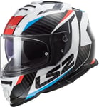 LS2, Casque Moto Intégral STORM II RACER Gloss Blue Red, S