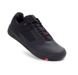 Crank Brothers Mixte Dentelle Tampon Chaussures de Cyclisme, Noir/Rouge, 12.5 Women/11 Men