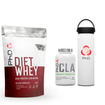 PhD Diet Whey Protein Powder 500g Belgian Chocolate CLA 90 Softgels + Shaker