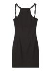 Short Open Back Dress - Noir