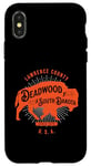 iPhone X/XS Deadwood South Dakota USA Bison Design Souvenir Case