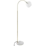 Atmosphera Créateur D'intérieur - Lampadaire arc Laye marbre doré H150cm