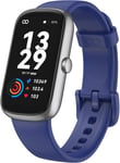 Montre Connectée Femme Homme,1.47 Pouces Trackers D'activité 100+ Modes De Sport,Montre Podometre Moniteur De Sommeil Etanche Ip68 Montre,Compatible Avec Iphone Et Android,Bleu Profond