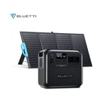 Bluetti - AC180 Kit générateur solaire nouveau 1800W/1152Wh avec 1pcs PV120 120W panneau solaire, Générateur électrique avec 2 Sorties ca 1800W