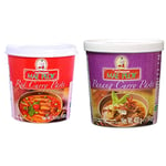 Mae Ploy Red Curry Paste 1 Kg & Panang Curry Paste 400 g