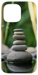 Coque pour iPhone 14 Pro Max Zen Garden Stones Bambou Serenity Mindfulness