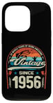 Coque pour iPhone 13 Pro Vintage 69e anniversaire 69 ans amateurs de pêche nés 1956